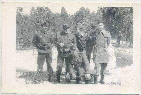POSTAL DE ALCALA DE GUADAIRA. (REPRODUCCION): CAMPAMENTO MILITAR DE LAS CANTERAS 1966