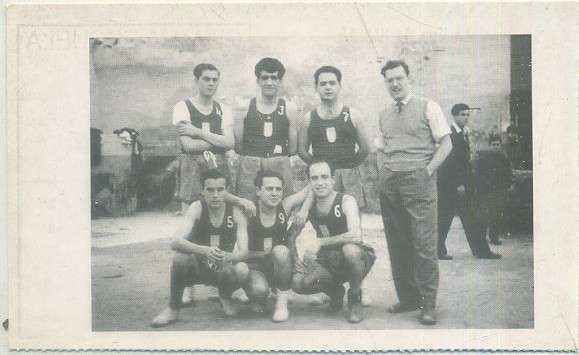 POSTAL DE ALCALA DE GUADAIRA. (REPRODUCCION): CAMPEONATO DE BALONCESTO 1951