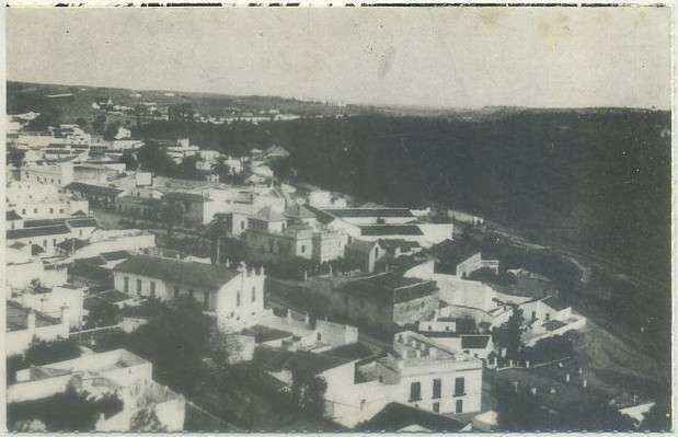 POSTAL DE ALCALA DE GUADAIRA. (REPRODUCCION): PANORAMICA DE ALCALA 1950