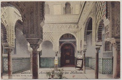 POSTAL ANTIGUA DE SEVILLA. ALCAZAR. PATIO DE LAS MUÑECAS