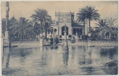 POSTAL ANTIGUA DE SEVILLA. EXPOSICION. PABELLON REAL