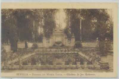 POSTAL ANTIGUA DE SEVILLA. PARQUE DE MARIA LUISA. GLORIETA DE LOS QUINTEROS