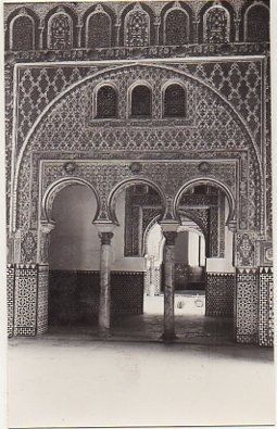 POSTAL DE SEVILLA. REAL ALCAZAR. SALON DE EMBAJADORES.