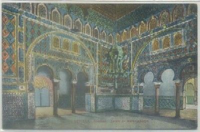 POSTAL ANTIGUA DE SEVILLA. ALCAZAR. SALON DE EMBAJADORES