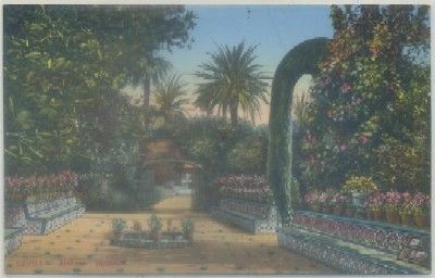 POSTAL ANTIGUA DE SEVILLA. ALCAZAR. JARDINES