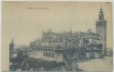 POSTAL ANTIGUA DE SEVILLA. LA CATEDRAL