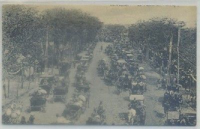 POSTAL ANTIGUA DE SEVILLA. PASEO DE COCHES