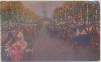POSTAL ANTIGUA DE SEVILLA. PASEO DE COCHES DE LA FERIA. M. BERTUCHI