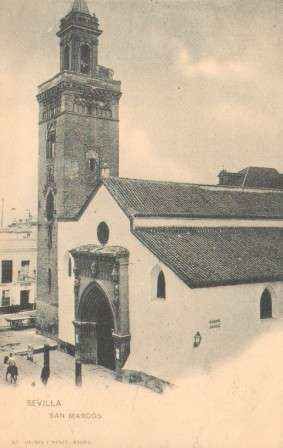 POSTAL ANTIGUA DE SEVILLA. SAN MARCOS.