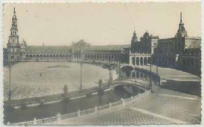 POSTAL DE SEVILLA. PLAZA DE ESPAÑA. VISTA GENERAL Nº 90