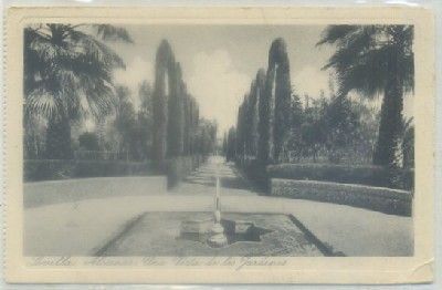POSTAL DE SEVILLA. UNA VISTA DE LOS JARDINES Nº 23