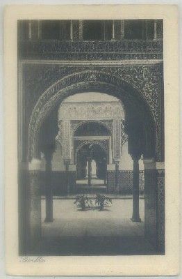POSTAL DE SEVILLA. ALCAZAR. PATIO DE LAS MUÑECAS Nº 10