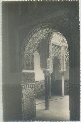 POSTAL DE SEVILLA. REALES ALCAZARES. PATIO DE LAS MUÑECAS