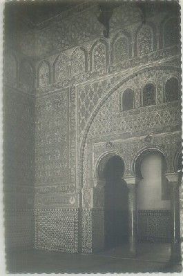 POSTAL DE SEVILLA. REALES ALCAZARES. SALON DE EMBAJADORES