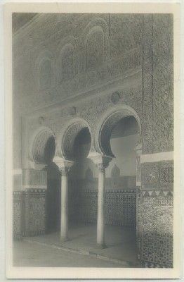 POSTAL DE SEVILLA. REALES ALCAZARES. DORMITORIO DE LA SULTANA