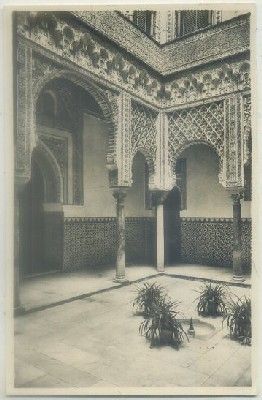 POSTAL DE SEVILLA. REALES ALCAZARES. PATIO DE LAS MUÑECAS