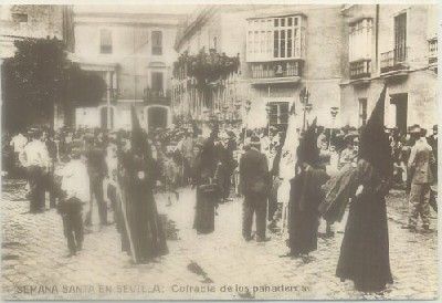 POSTAL DE SEVILLA. REPRODUCCION. COFRADIA DE LOS PANADEROS