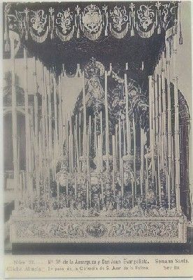 POSTAL DE SEVILLA. REPRODUCCION. SEMANA SANTA. NTRA. SRA. DE LA AMARGURA Y SAN JUAN EVANGELISTA