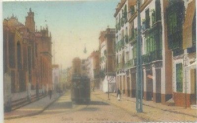 POSTAL DE SEVILLA. REPRODUCCION. CALLE ALEMANES