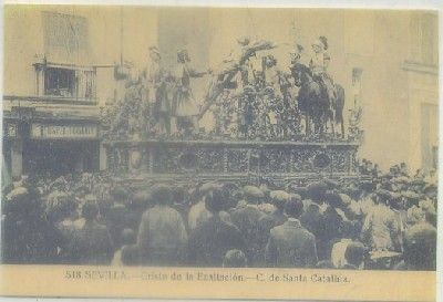 POSTAL DE SEVILLA. REPRODUCCION. SEMANA SANTA. CRISTO DE LA EXALTACION