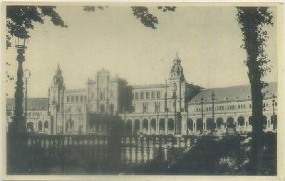 POSTAL DE SEVILLA. PLAZA DE ESPAÑA Nº 94