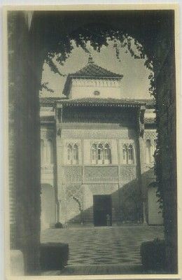 POSTAL DE SEVILLA. ALCAZAR. PUERTA PRINCIPAL Nº 17