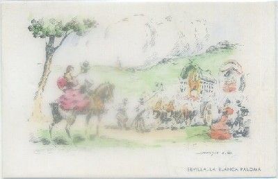 POSTAL ANTIGUA DE SEVILLA: LA BLANCA PALOMA