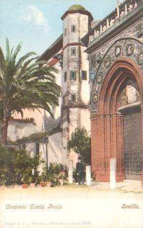 POSTAL ANTIGUA DE SEVILLA. CONVENTO SANTA PAULA.