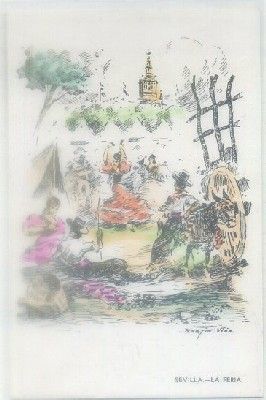 POSTAL ANTIGUA DE SEVILLA: LA FERIA Nº 22