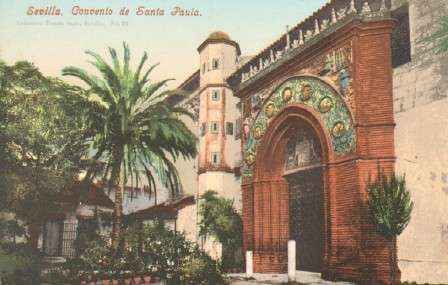 POSTAL ANTIGUA DE SEVILLA. CONVENTO DE SANTA PAULA.