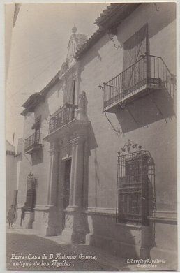POSTAL ANTIGUA DE SEVILLA: ECIJA. CASA DE D. ANTONIO OSUNA. ANTES DE LOS AGUILAR