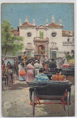 POSTALES ANTIGUA DE SEVILLA. PLAZA DE TOROS.