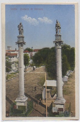 POSTALES ANTIGUA DE SEVILLA. ALAMEDA DE HERCULES