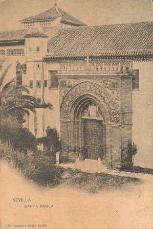 POSTAL ANTIGUA DE SEVILLA. SANTA PAULA.