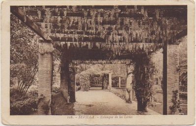 POSTAL ANTIGUA DE SEVILLA. PARQUE DE MARIA LUISA. ESTANQUE DE LOS LIRIOS Nº 116
