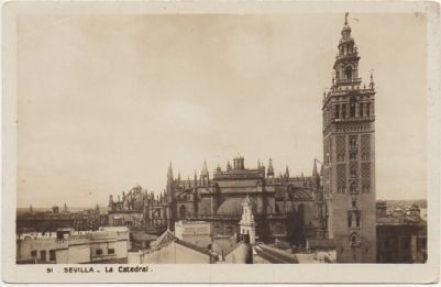 POSTAL ANTIGUA DE SEVILLA. LA CATEDRAL Nº 91