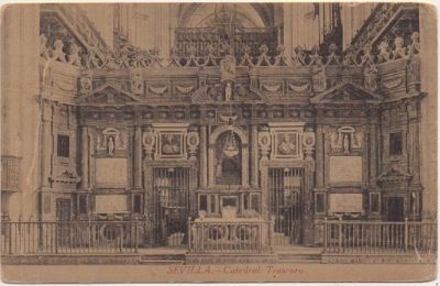 POSTAL ANTIGUA DE SEVILLA. CATEDRAL. TRANSCORO