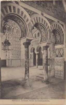 POSTAL ANTIGUA DE SEVILLA. ALCAZAR. SALON DE EMBAJADORES