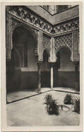 POSTAL DE SEVILLA. REALES ALCAZARES. PATIO DE LAS MUÑECAS
