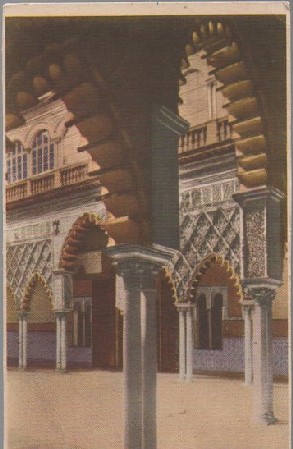 POSTAL SEVILLA EL ALCÁZAR PATIO DE LOAS DONCELLAS