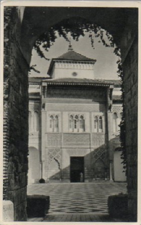 POSTAL SEVILLA ALCÁZAR PUERTA PRINCIPAL