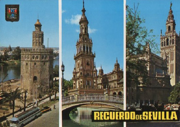 POSTAL SEVILLA RECUERDO DE SEVILLA Nº 66