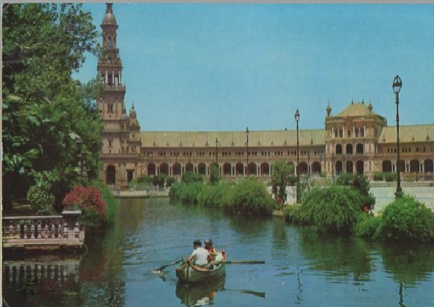 POSTAL SEVILLA PLAZA DE ESPAÑA Nº 138