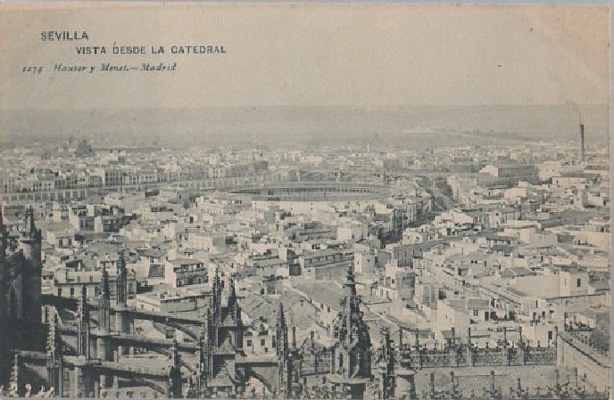 POSTAL SEVILLA VISTA DE LA CATEDRAL
