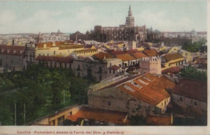 POSTAL SEVILLA VISTA PANORÁMICA