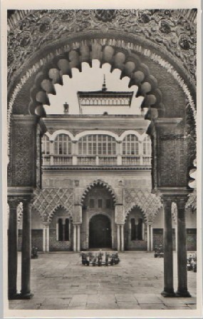 POSTAL SEVILLA EL ALCÁZAR PATIO DE LAS DONCELLAS