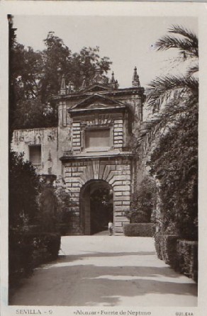 POSTAL SEVILLA ALCÁZAR PUERTA DE NEPTUNO