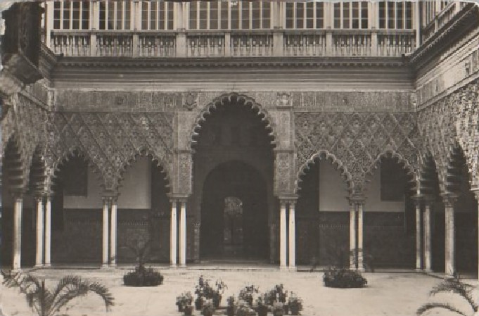 POSTAL SEVILLA REAL ALCÁZAR PATIO DE LAS DONCELLAS
