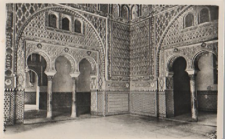 POSTAL SEVILLA REALES ALCÁZARES SALÓN DE EMBAJADORES