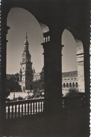 POSTAL SEVILLA PLAZA DE ESPAÑA